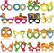 32 Pcs Mexican Party Decorations Paper Eyeglasses Cinco De Mayo Taco Party Favors Photo Booth Props Glasses for Fiesta Party Mexican Carnival Supplies Day of the Dead Decor